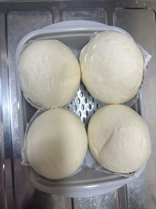 セットした様子